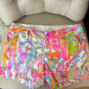 Lilly Pulitzer Summer Callahan Shorts Size 6